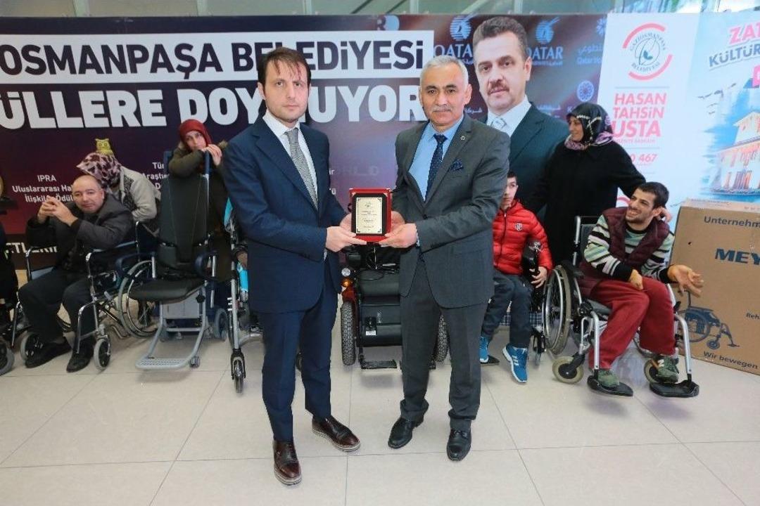 Gaziosmanpaşa&rsquo;da Engellilere Medikal Malzeme Yardımı