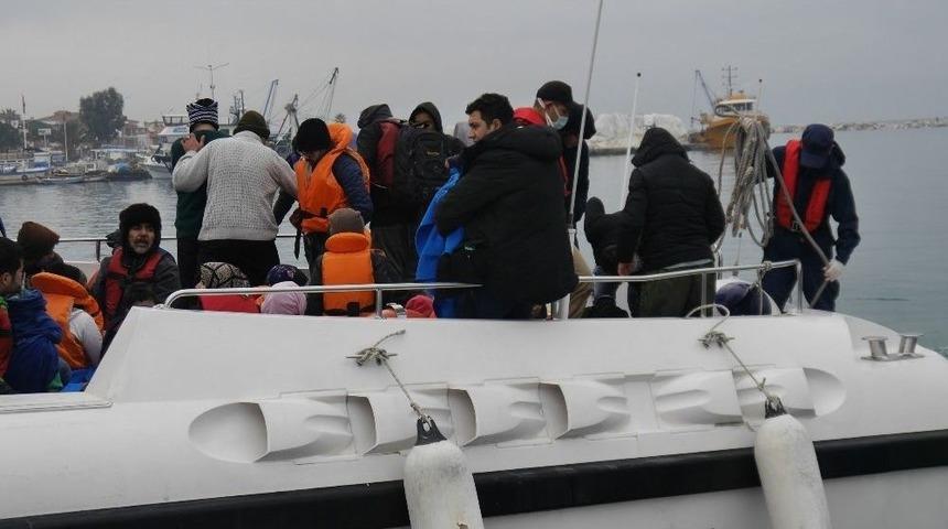 &Ccedil;anakkale&rsquo;de 34 M&uuml;lteci Yakalandı