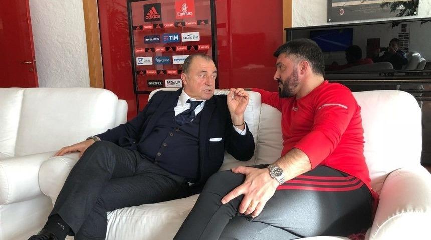 Fatih Terim, Eski &Ouml;ğrencisi Gattuso İle Bir Araya Geldi