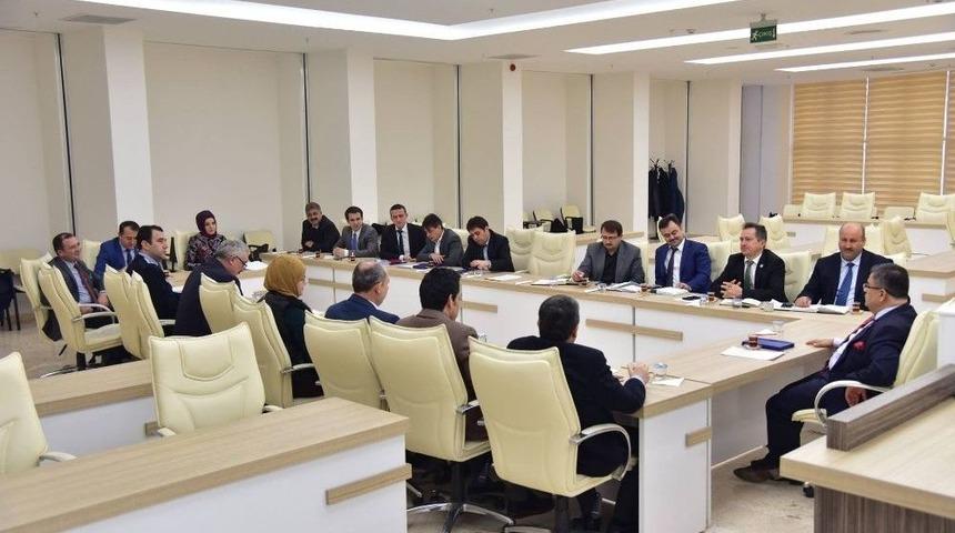 Başkan Yağcı, Birim M&uuml;d&uuml;rleriyle Bir Araya Geldi