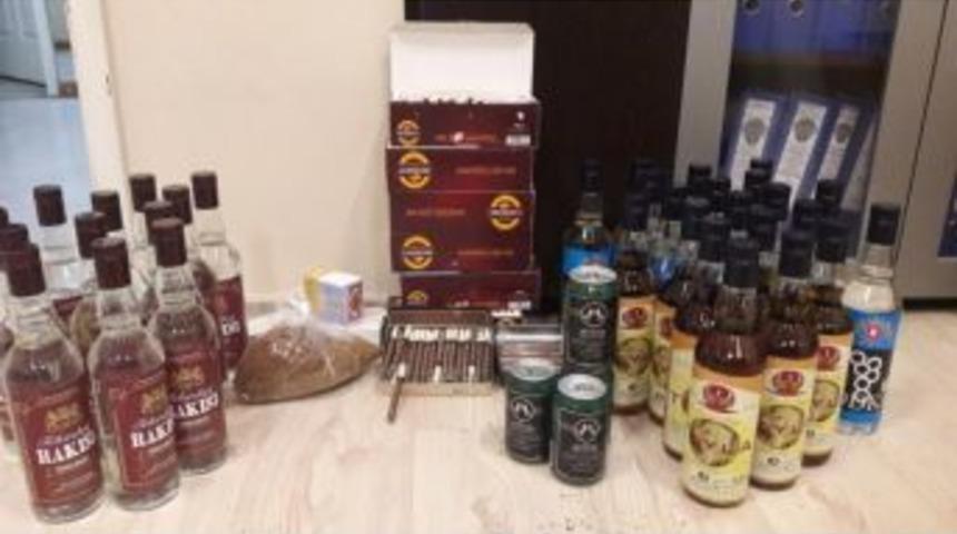 Bolu’da Kaçak İçki Ve Sigara Deposuna Operasyon