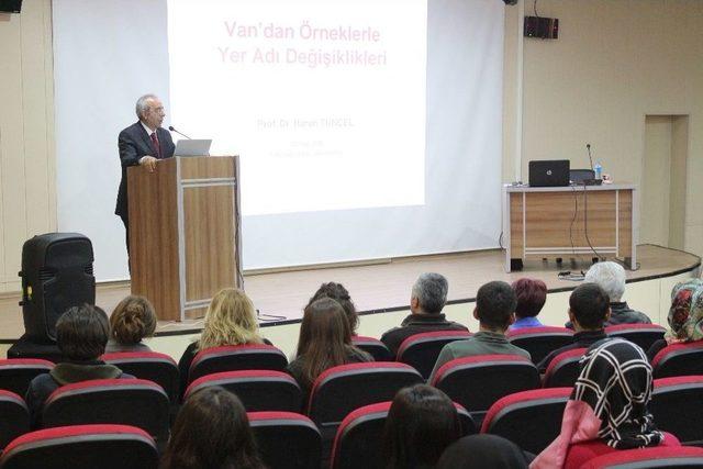 Van’da “örneklerle Yer Adı Değişikliği” Semineri