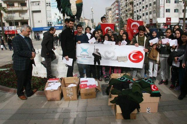 Öğrencilerden Afrin Kahramanlarına Mektup