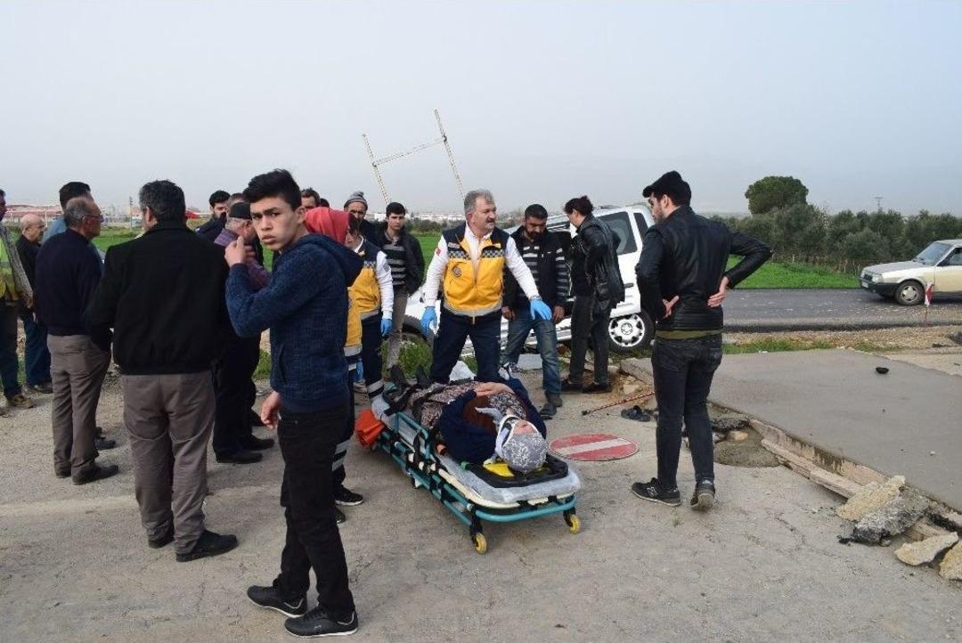 Alaşehir&rsquo;de Trafik Kazası: 1 Yaralı