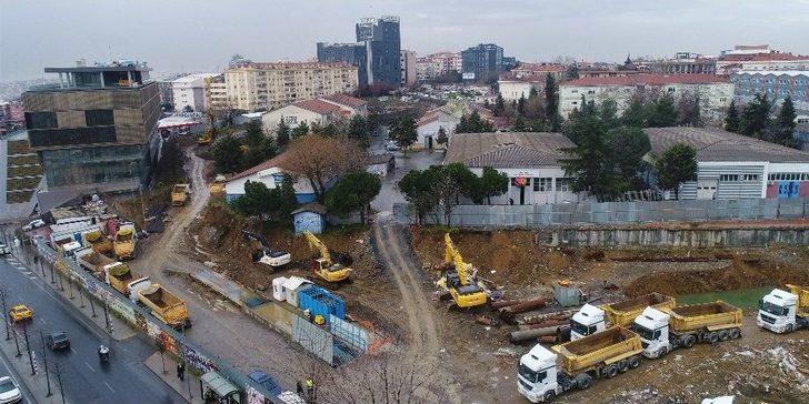 (özel) Şişli Endüstri Meslek Lisesi’nde Son Durum Havadan Görüntülendi G2