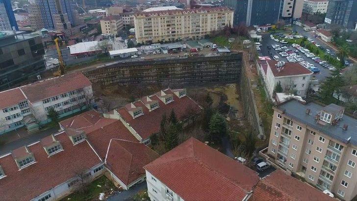 (özel) Şişli Endüstri Meslek Lisesi’nde Son Durum Havadan Görüntülendi G4