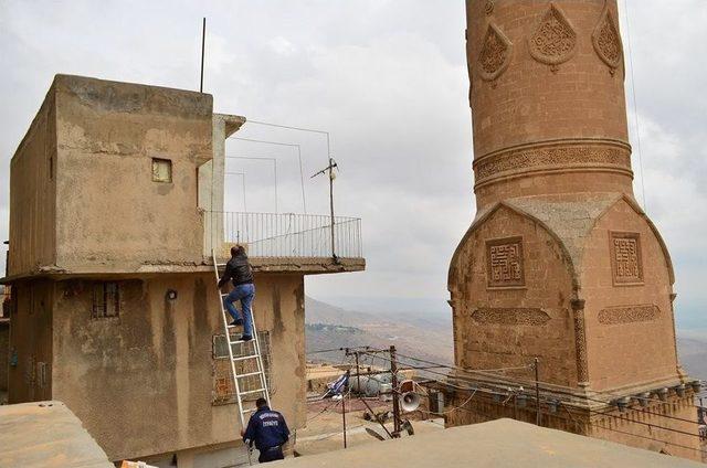 Mardin İtfaiyesi Güvercin Kurtardı