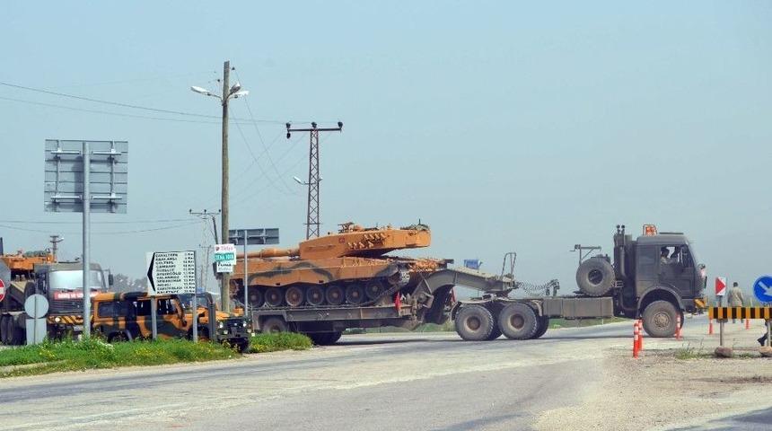 Cinderes İ&ccedil;in Tank Sevkiyatı S&uuml;r&uuml;yor