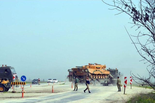 Cinderes İçin Tank Sevkiyatı Sürüyor