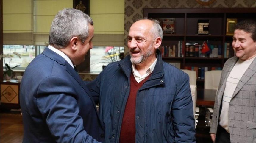 Başkan Baran, Din G&ouml;revlilerini Makamında Ağırladı