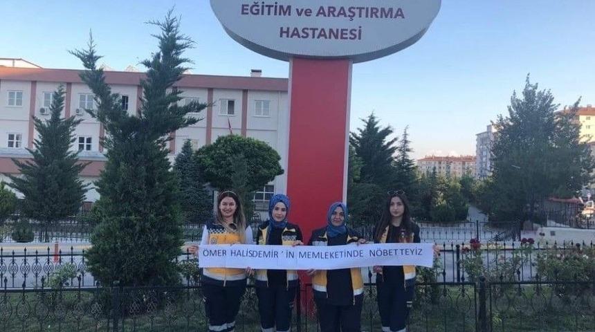 Sağlık &Ccedil;alışanlarından Demokrasi N&ouml;betine Destek