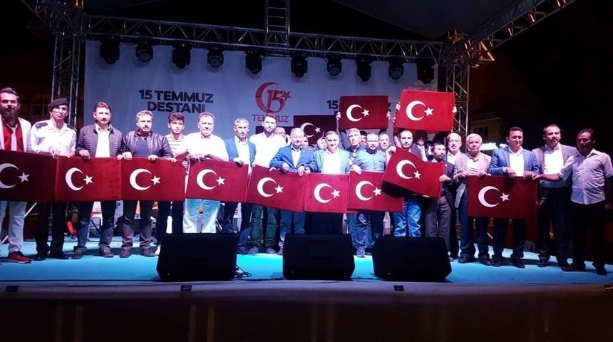 Develi&rsquo;de 15 Temmuz Kutlamaları Yapıldı