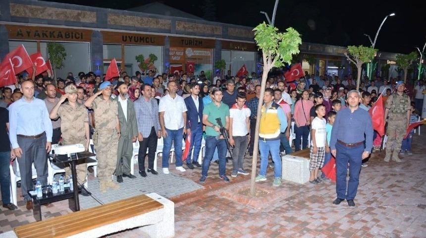 Kulp&rsquo;ta, 15 Temmuz Demokrasi Zaferi Ve Şehitleri Anma Etkinliği