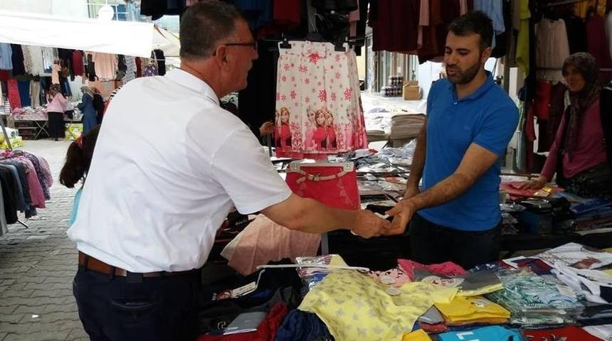 Başkan Duymuş, Pazar Esnafı İle Bir Araya Geldi