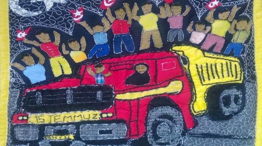 Köylü Kadınların 15 Temmuz Çalışması İstanbul’da Sergilendi