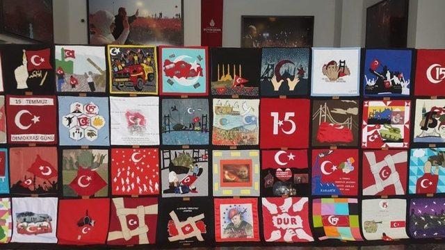 Köylü Kadınların 15 Temmuz Çalışması İstanbul’da Sergilendi