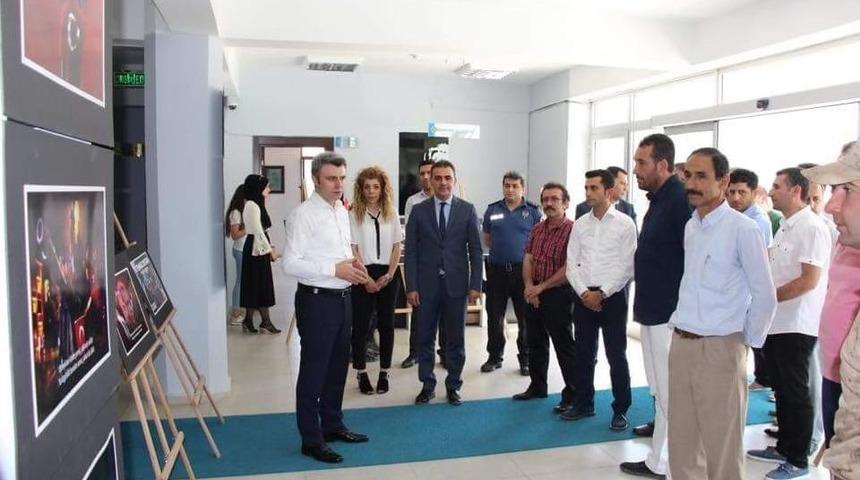 Hani&rsquo;de 15 Temmuz Anma Etkinlikleri Kapsamında Resim Sergisi A&ccedil;ıldı