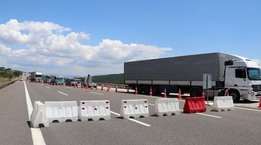 Bolu Tem Otoyolu&rsquo;nda 28 G&uuml;n S&uuml;recek &Ccedil;alışma Başladı