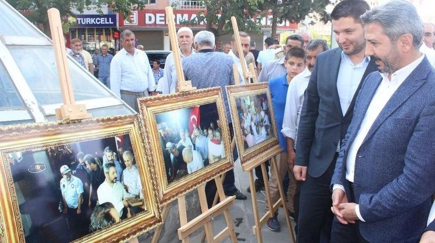 Kahta İl&ccedil;esinde 15 Temmuz Konulu Fotoğraf Sergisi