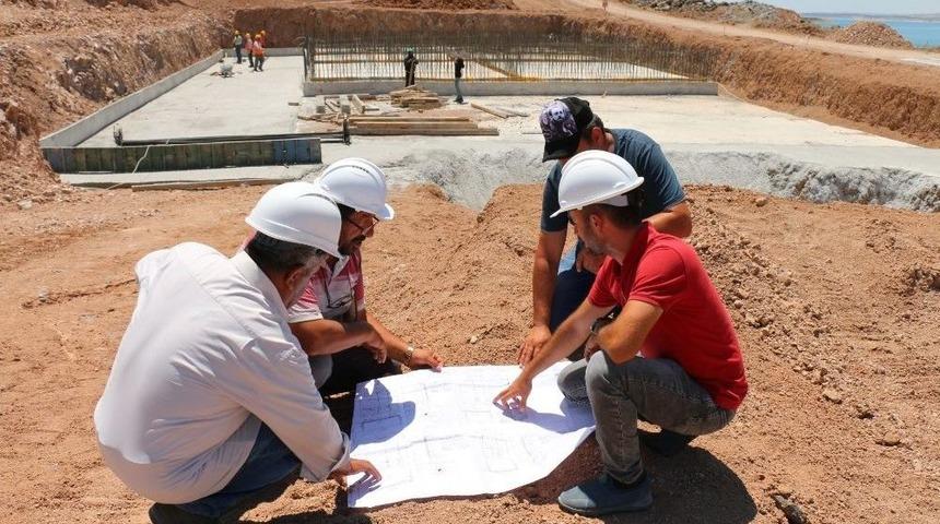 Hilvan İ&ccedil;me Suyu Arıtma Tesisi &Ccedil;alışmaları S&uuml;r&uuml;yor