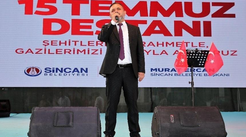 Sincan 15 Temmuz Kahramanlarını Andı