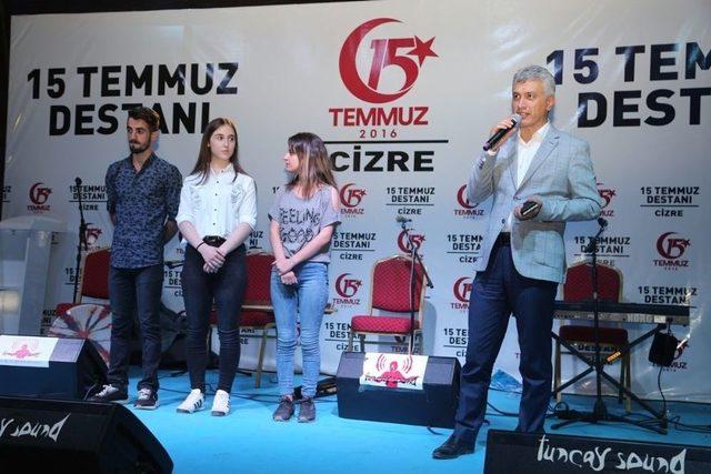 Cizre’de 15 Temmuz Etkinliği