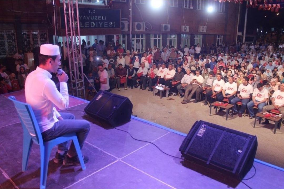 Yavuzeli&rsquo;nde 15 Temmuz 2. Yıl D&ouml;n&uuml;m&uuml; Kutlamaları