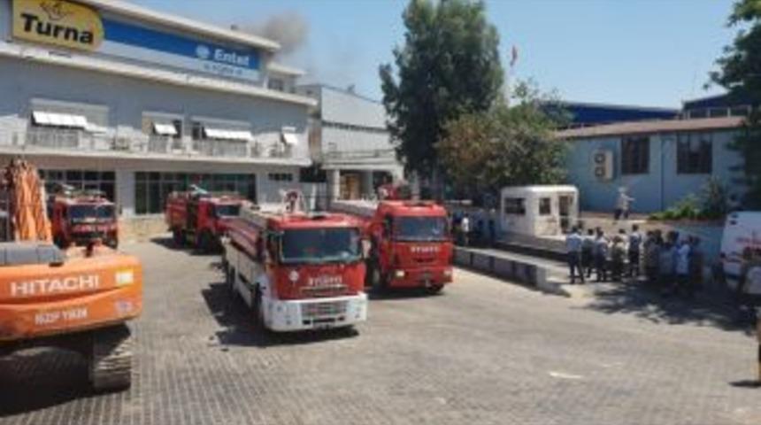 Yağ Fabrikasında Korkutan Yangın