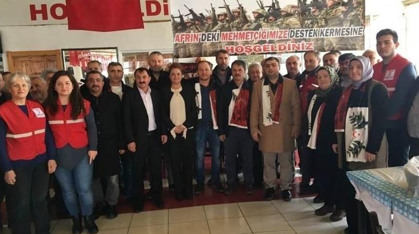 Kızılay Ergene Şubesi Ve Ergene Samsunlular Derneği&rsquo;nden Afrin&rsquo;deki Askerlere Destek