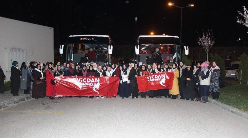 İhh&rsquo;nın Vicdan Konvoyu Suriye Sınırına Doğru Yola &Ccedil;ıktı