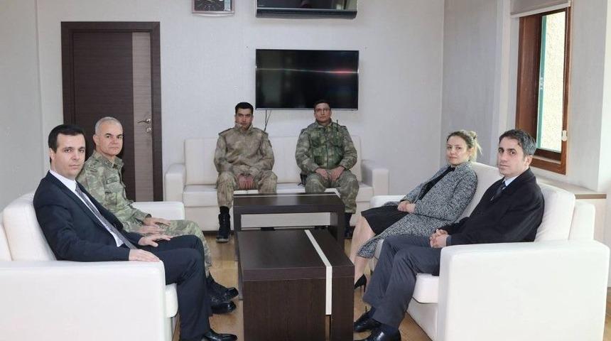 Başsavcısı Keskin Ve Albay Yenilmez&rsquo;den &Ouml;zalp İl&ccedil;esine Ziyaret