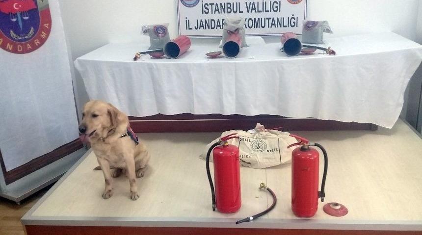 Yangın T&uuml;p&uuml; İ&ccedil;inde Uyuşturucu Sevkiyatına Jandarma Engeli