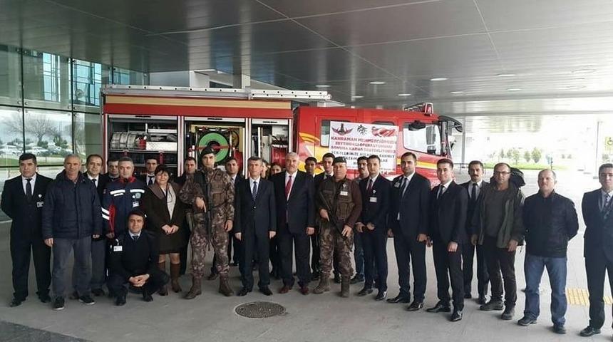 Havalimanı İtfaiyecilerinden Afrin Şehitleri İ&ccedil;in Lokma Hayrı