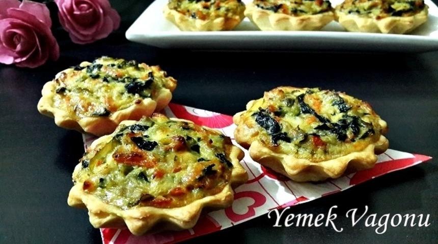 Kremalı Sebzeli Mini Kiş