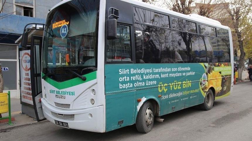 Siirt’te Belediye Otobüsleri 8 Mart’ta Kadınlara Ücretsiz