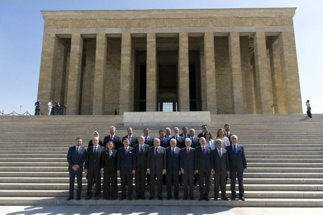 Tbmm Başkanı Yıldırım Anıtkabir&rsquo;i Ziyaret Etti