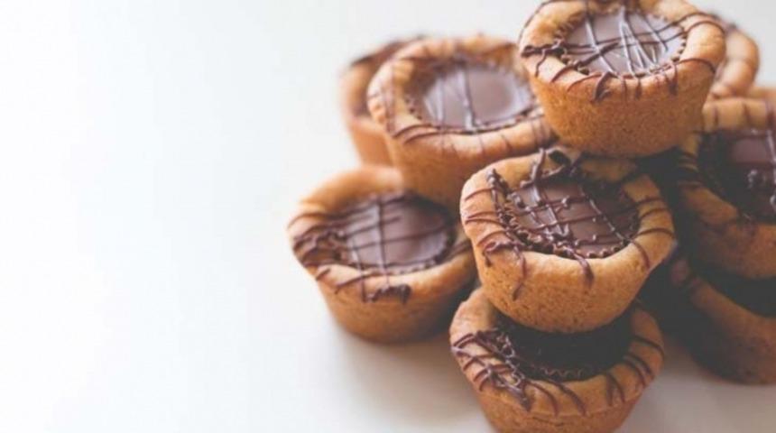 Fıstık Ezmeli Çikolatalı Kurabiye