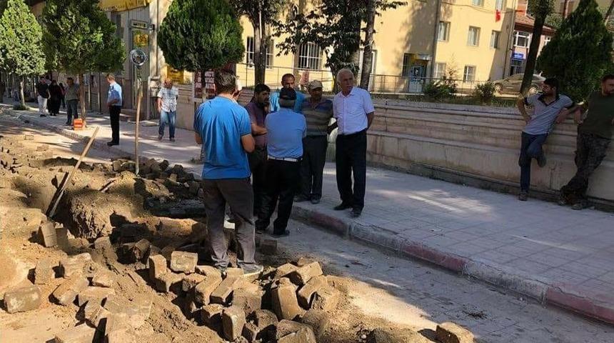 Reşadiye&rsquo;de Doğalgaz &Ccedil;alışmalarına Başlandı