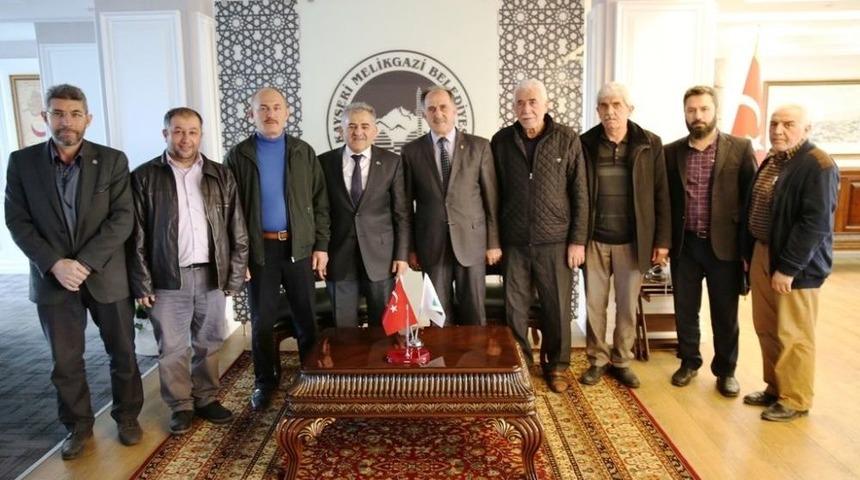 &Ccedil;elik Eşyacılar Ve Mefruşat&ccedil;ılar Odası&rsquo;ndan Melikgazi Belediyesi&rsquo;ne Ziyaret