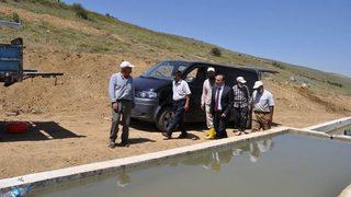 Kaymakam Erdoğan Drenaj Çalışmalarını Yerinde İnceledi