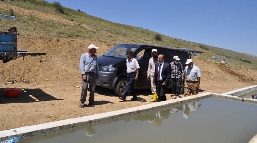 Kaymakam Erdoğan Drenaj Çalışmalarını Yerinde İnceledi
