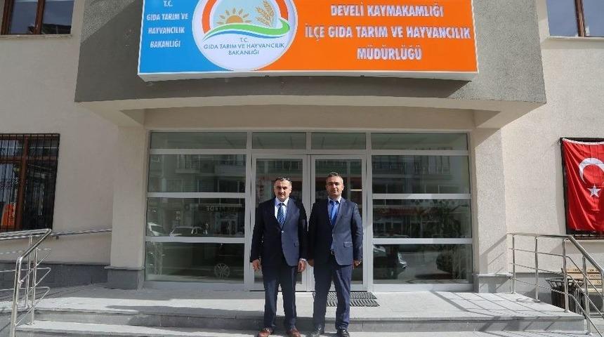 Başkan Cabbar, Gıda Tarım Ve Hayvancılık M&uuml;d&uuml;rl&uuml;ğ&uuml;n&uuml; Ziyaret Etti