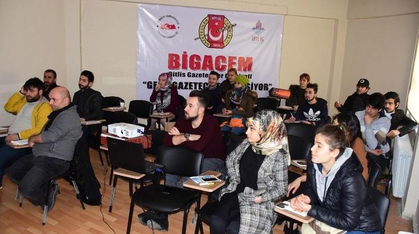 Bigacem&rsquo;in &ldquo;temel Gazetecilik&rdquo; Kursunun İlk Etabı Tamamlandı