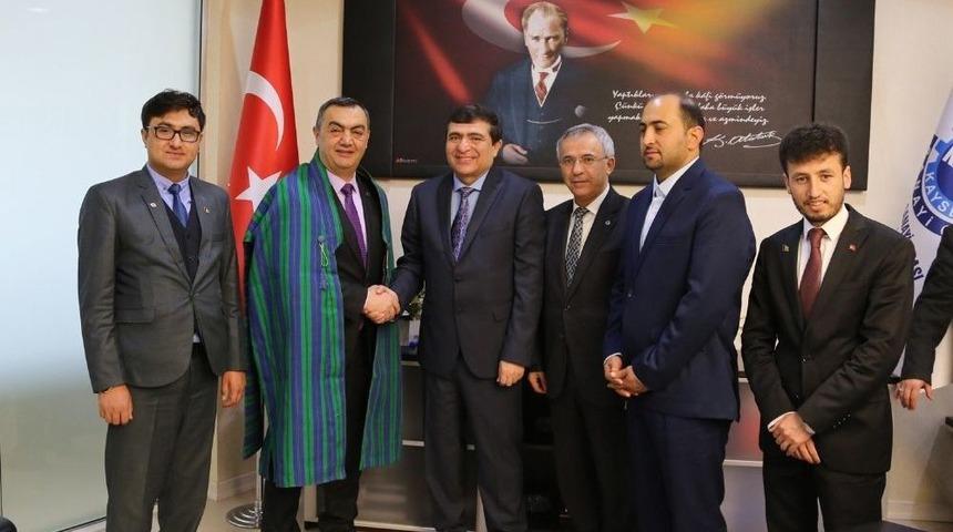 Afganistan&rsquo;ın Kiev B&uuml;y&uuml;kel&ccedil;isinden Kayso&rsquo;ya Ziyaret