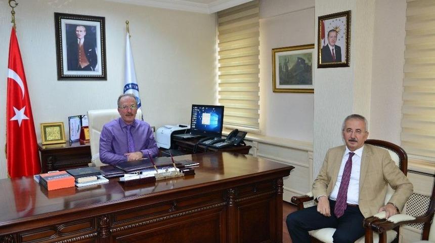 Beşel&rsquo;den Rekt&ouml;r Uzun&rsquo;a Veda Ziyareti