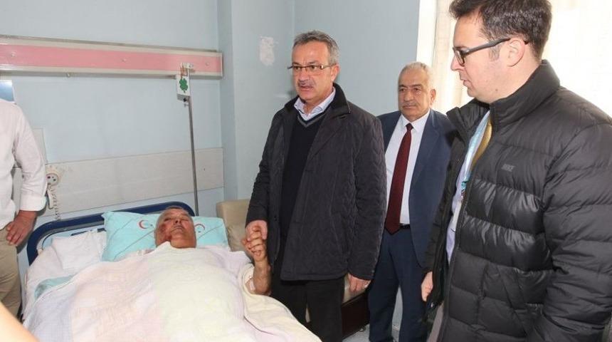 Başkan K&ouml;şker&rsquo;den Taziye Ve Moral Ziyareti