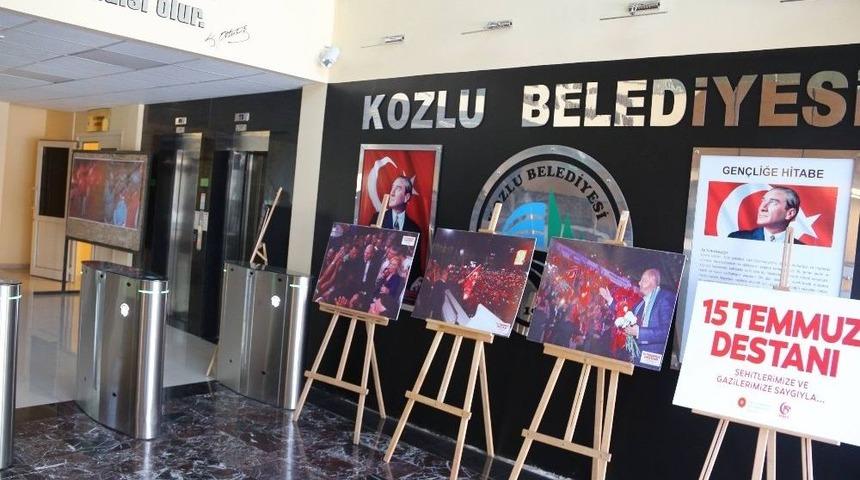 Kozlu Belediyesi&rsquo;nde 15 Temmuz Şehitleri Anısına Fotoğraf Sergisi