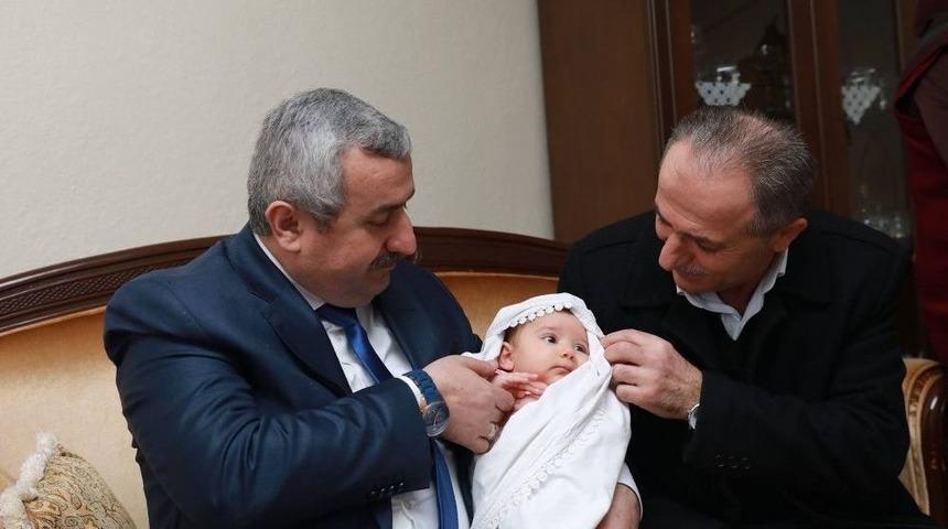 Başkan Baran&rsquo;dan Hoş Geldin Bebek Ziyareti