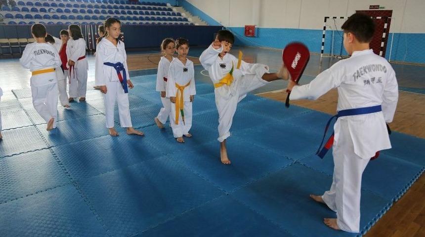 Odunpazarı Belediyesi Tekvando Yaz Okulu&rsquo;na &Ccedil;ocuklar Yoğun İlgi G&ouml;sterdi