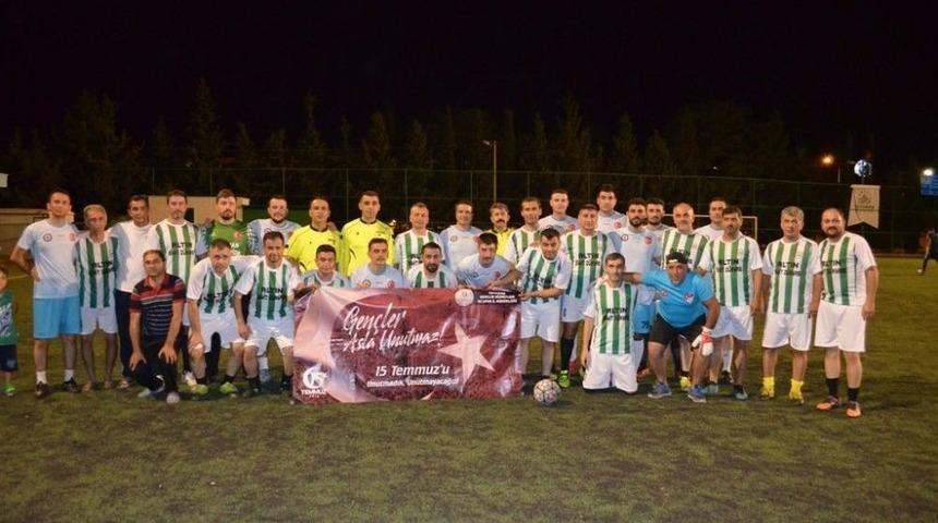 15 Temmuz Şehitleri Anısına Ma&ccedil; Yapıldı